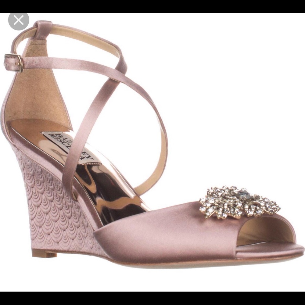 Badgley Mischka Abigail formal wedges